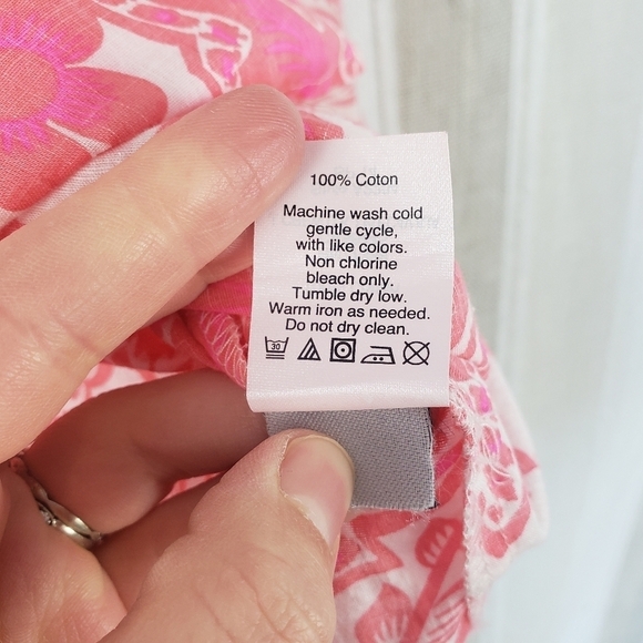 J. Crew Floral Boho Blouse Pink Size‎ XS/Small - Picture 9 of 11